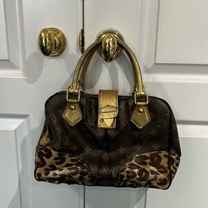 LV LIMITED EDITION MONOGRAM/CHEETAH BAG